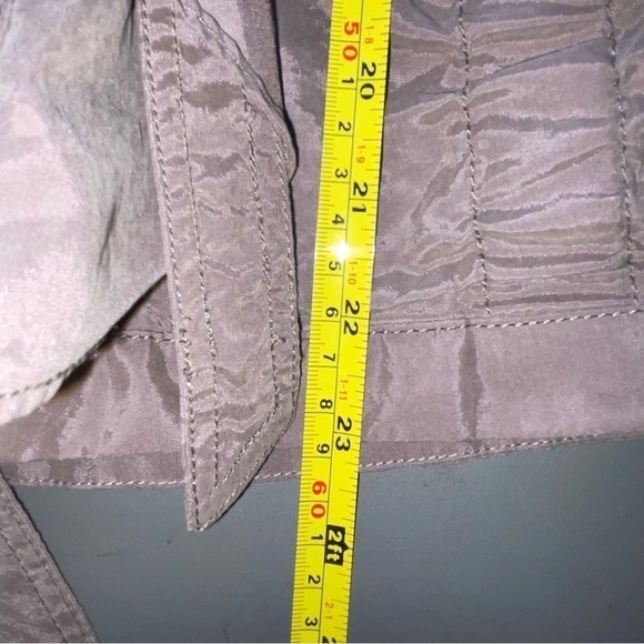 Yoana Baraschi Waterfall Front Blazer Iridescent Tan Size 0 - Picture 12 of 12